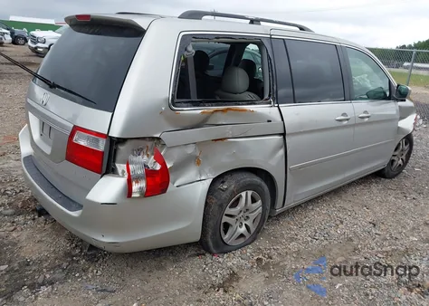 2005 Honda Odyssey Ex-L из США, поврежденный, VIN 5FNRL38765B079913
